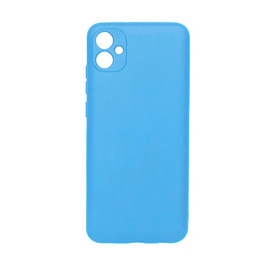 Silicone Case with Camera Shield for Samsung Galaxy A04e Blue